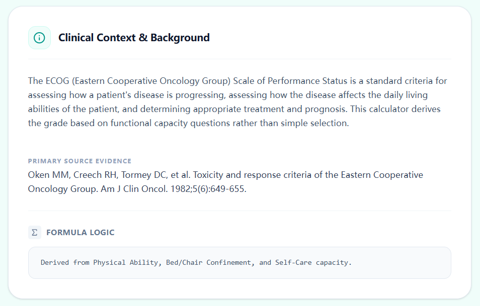 ECOG Clinical Background