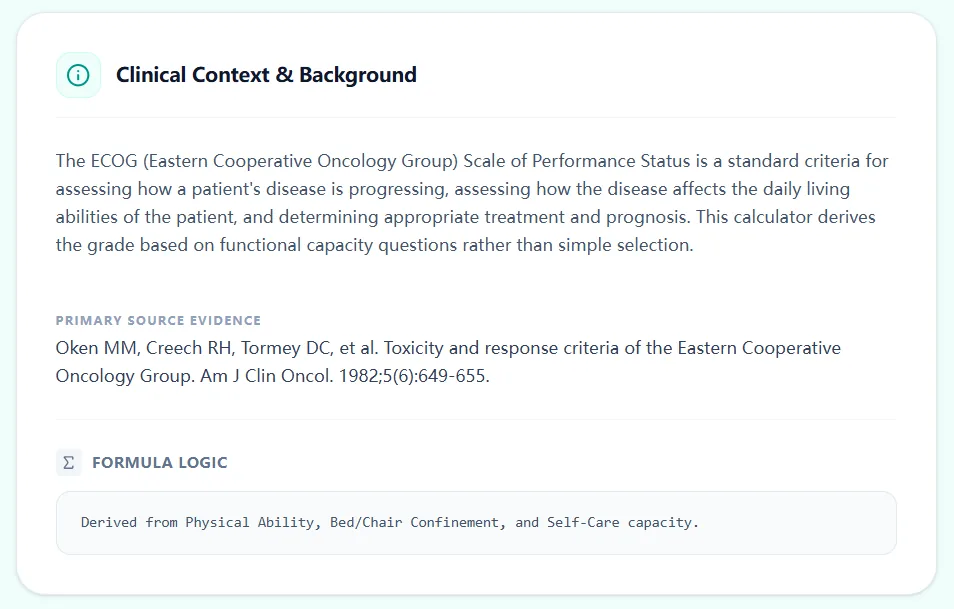 ECOG Clinical Background