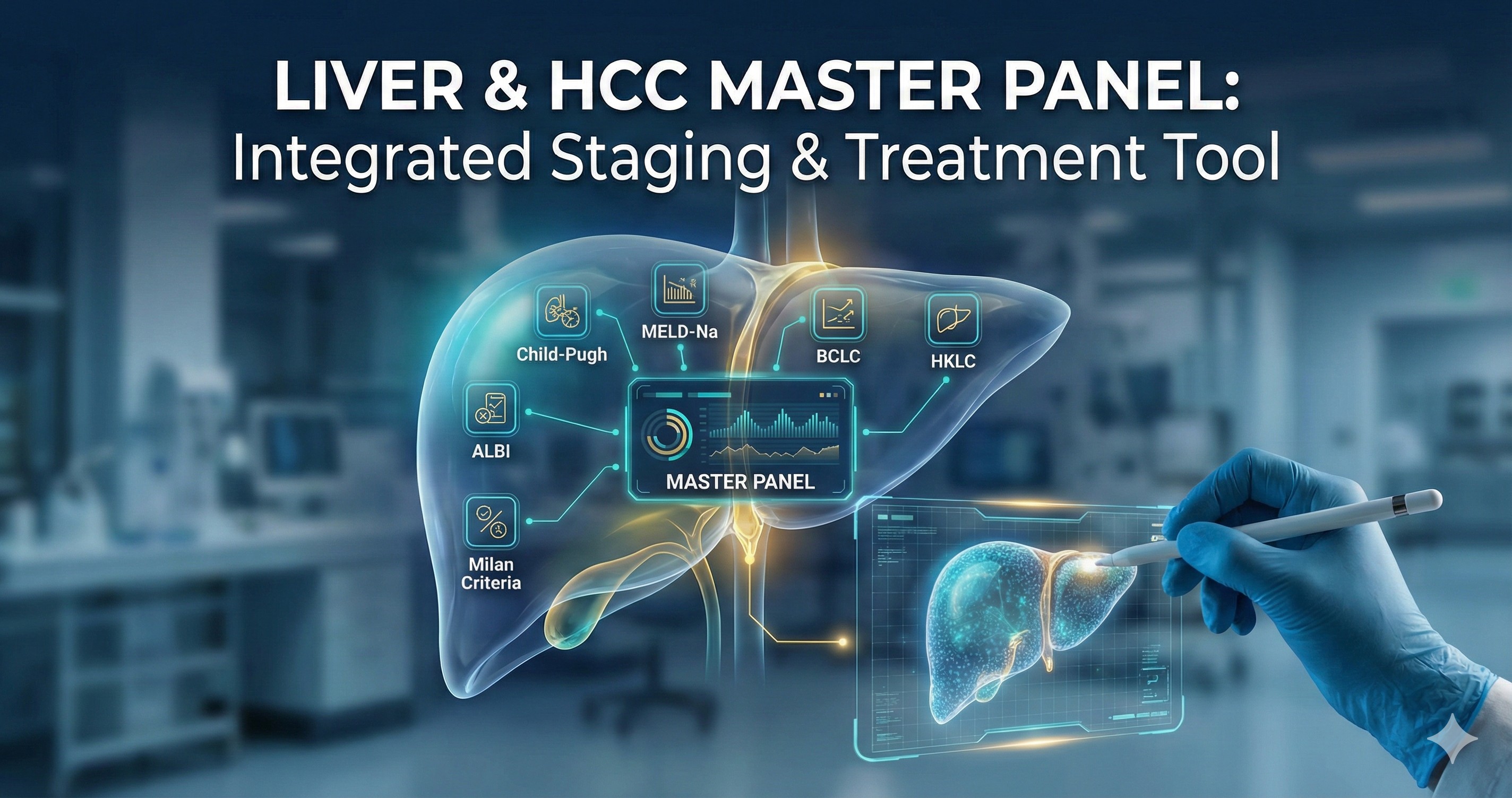 Liver & HCC Master Panel Calculator: Integrated Staging & Treatment Tool