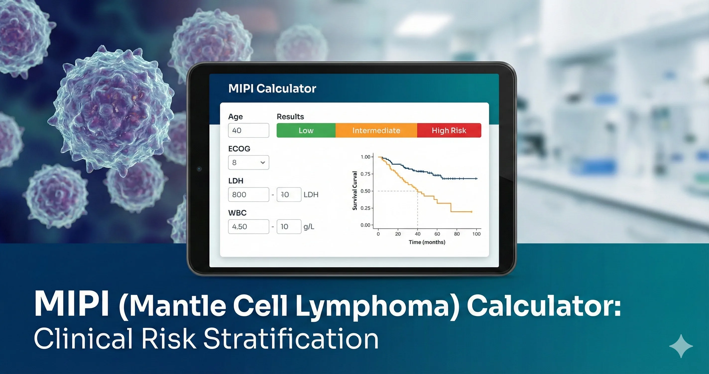 MIPI Mantle Cell Lymphoma Calculator