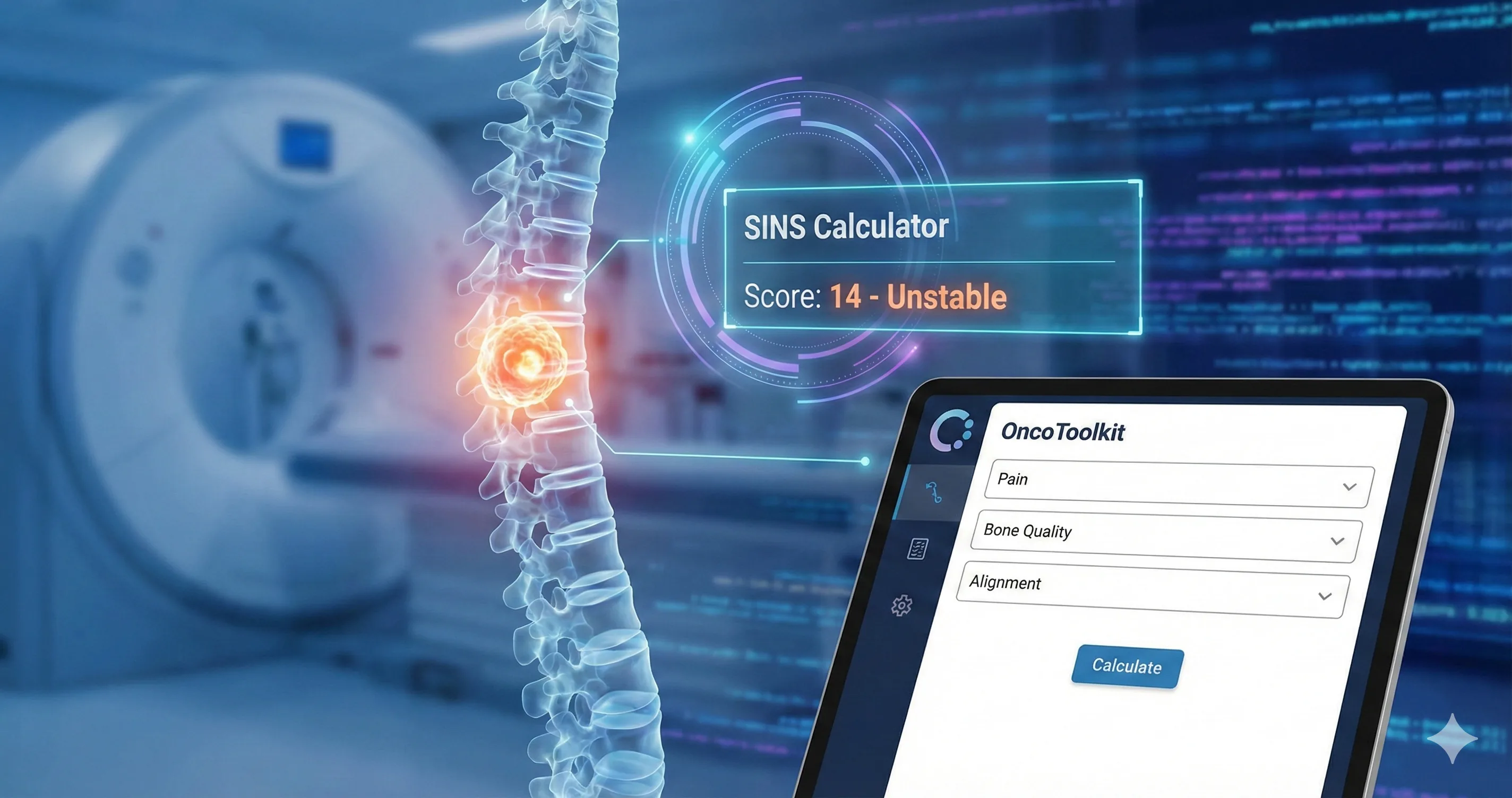 SINS Spinal Instability Calculator Illustration
