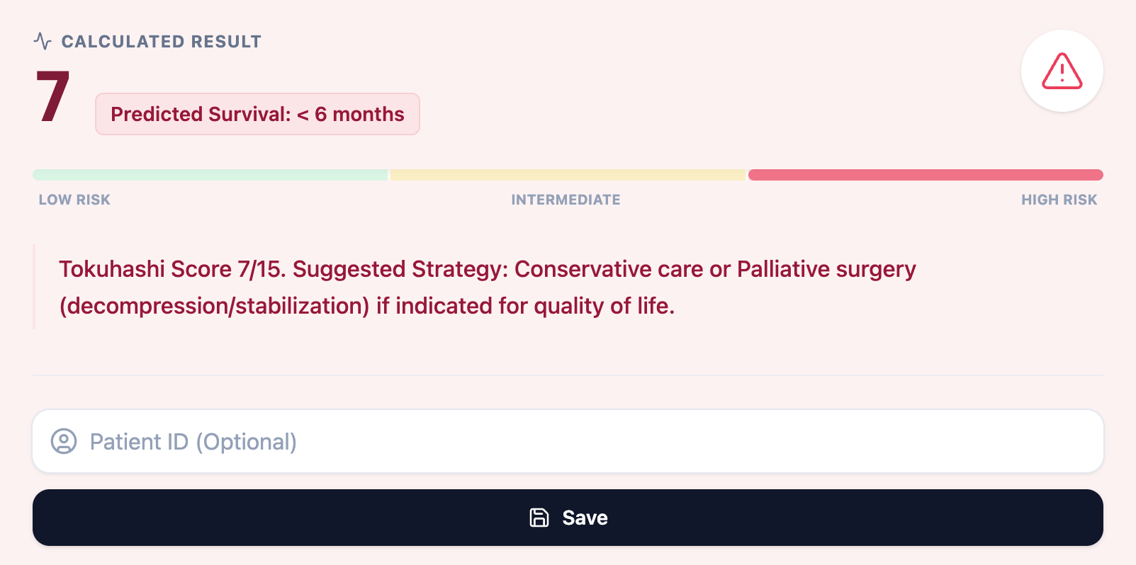 Calculator Input Form